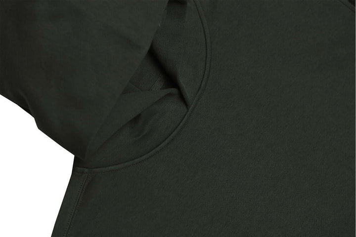 AfterBlanks Olive Green Mid-Weight Hoodie (320gsm) – Unique, earthy & ultra-cozy. Shop premium comfort now!